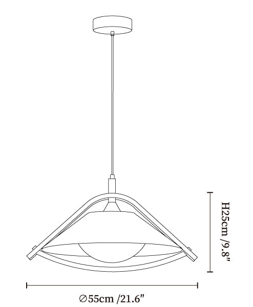 Kyomi Arch Pendant Lamp