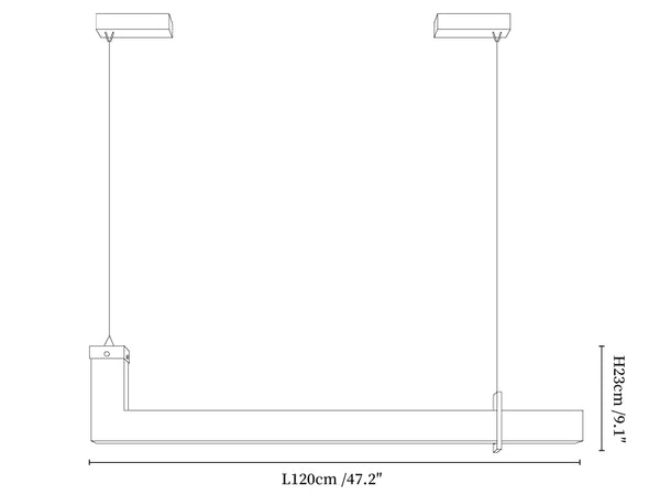 L-Axis Alabaster Pendant Lamp