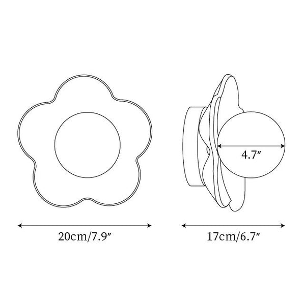 La fleur Plug-in Wall Lamp