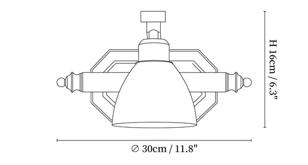 Lana Classic Bath Wall Light