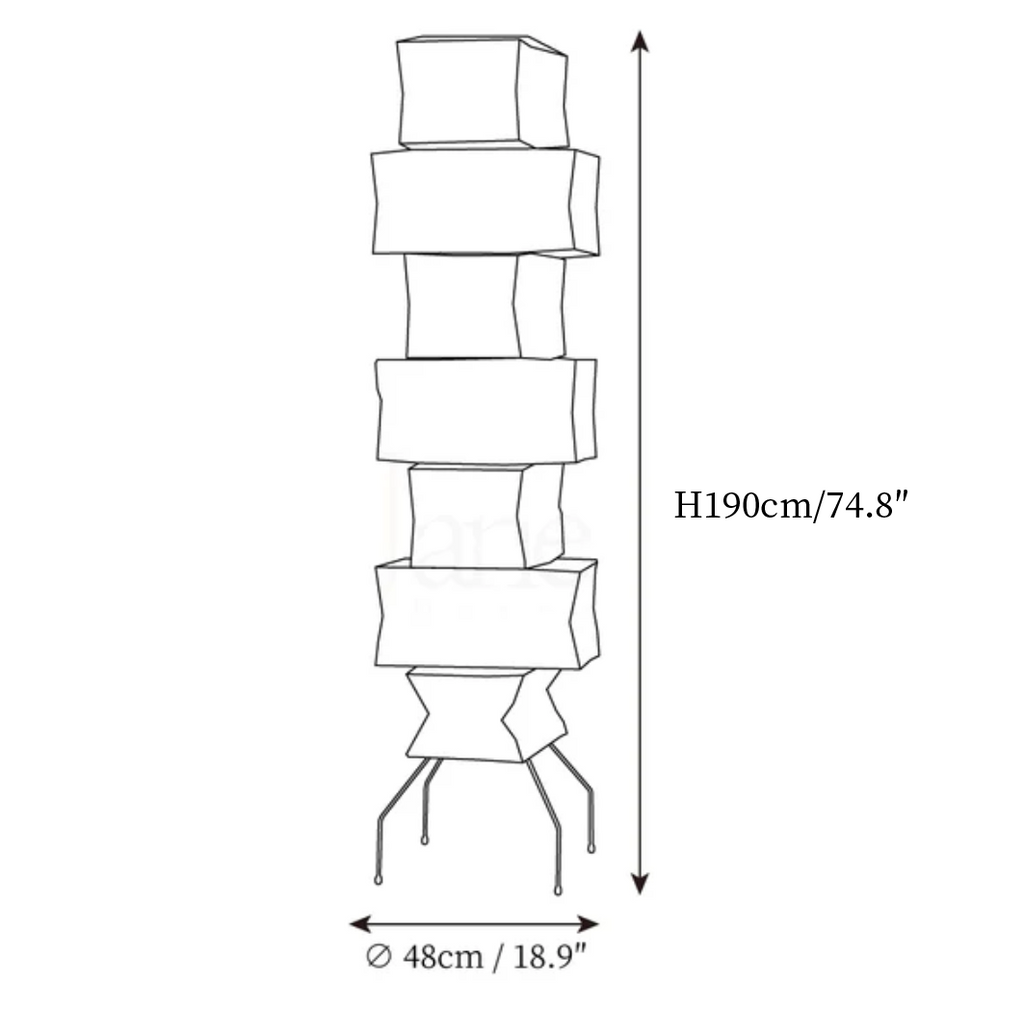 Lana Stacked Floor Lamp