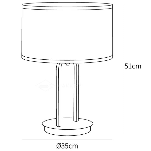 Landscape Painting Table Lamp