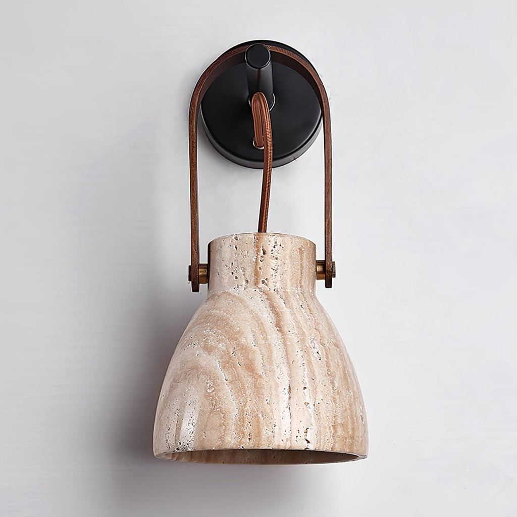 Lanta Arc Stone Sconce