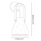 Lanta Arc Stone Sconce