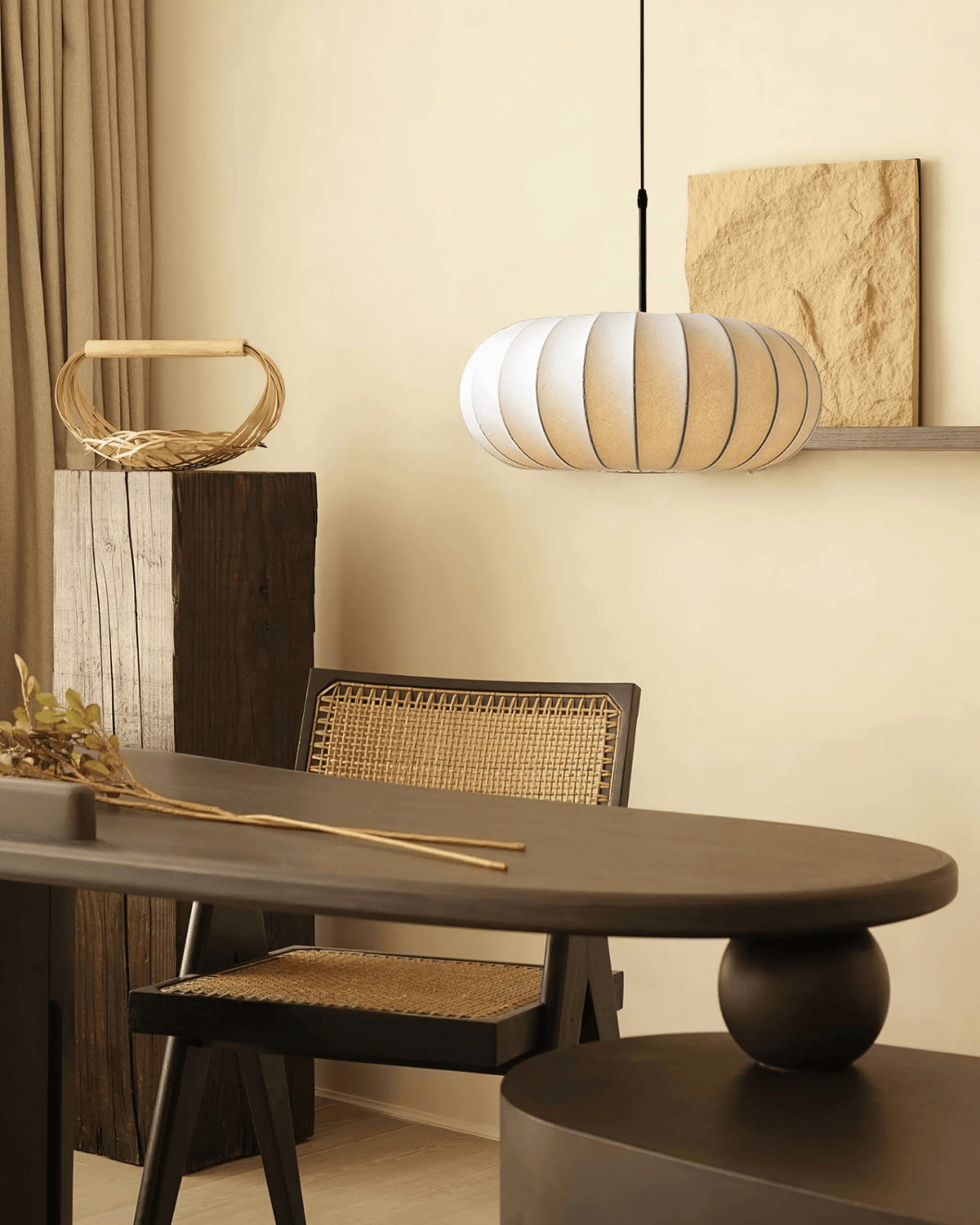 Lantern Silk Pendant Lamp