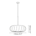 Lantern Silk Pendant Lamp