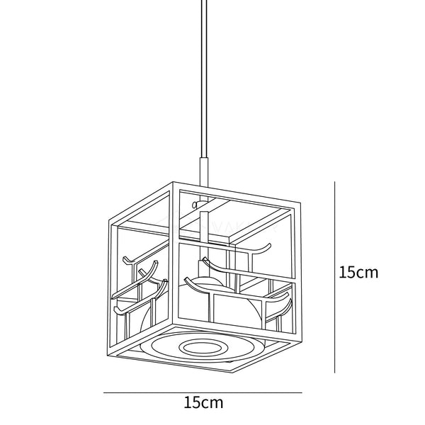 Lantern Square Pendant Lamp
