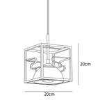 Lantern Square Pendant Lamp