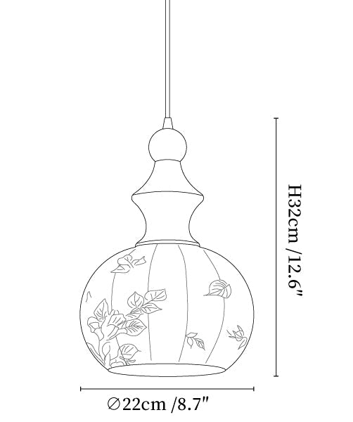 Lanterna Pearl Pendant Lamp
