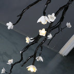 Large Long Branch Flower Chandelier