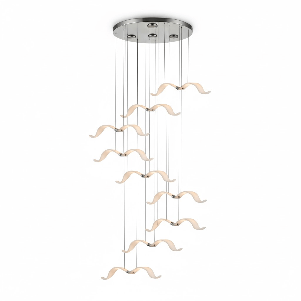Large Seagull Chandelier