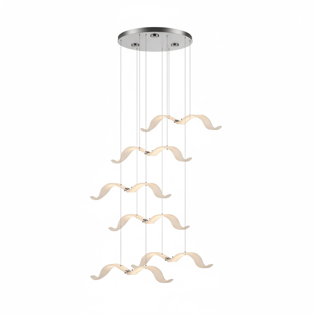 Large Seagull Chandelier
