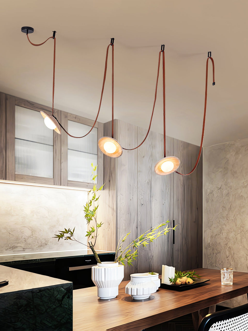 Lasso Stone Pendant Light