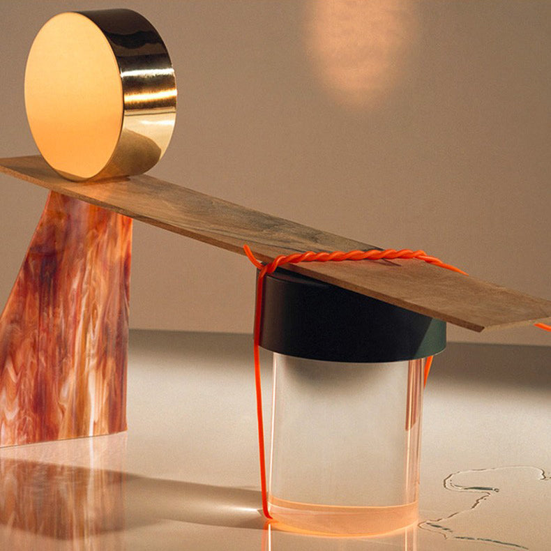 Cordless Crystal Tumbler Lamp