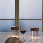 Cordless Crystal Tumbler Lamp