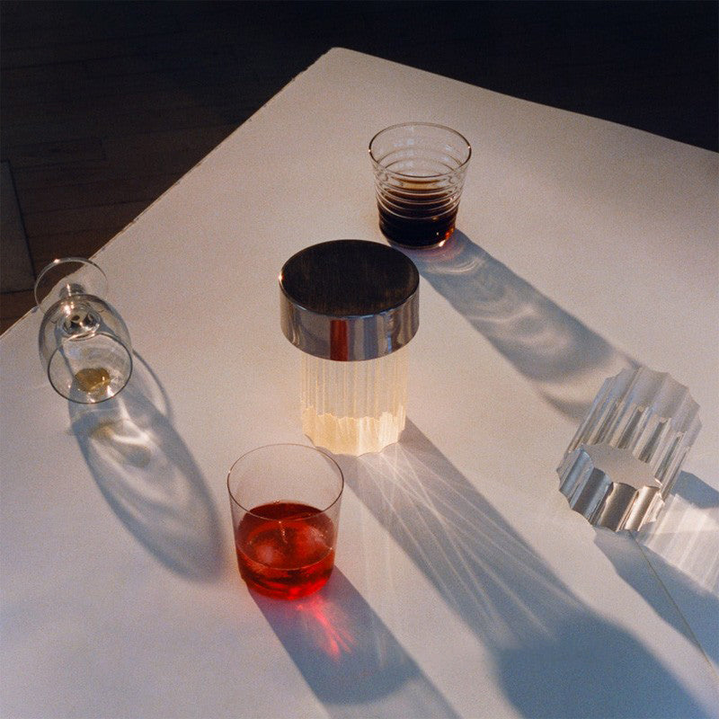 Cordless Crystal Tumbler Lamp