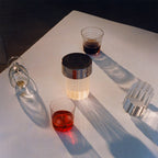 Cordless Crystal Tumbler Lamp
