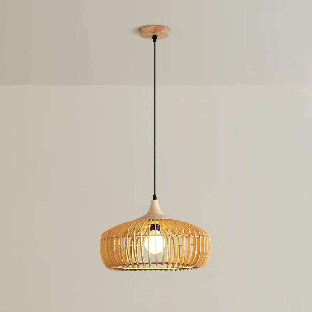 Lattice Nest Wooden Pendant Lamp