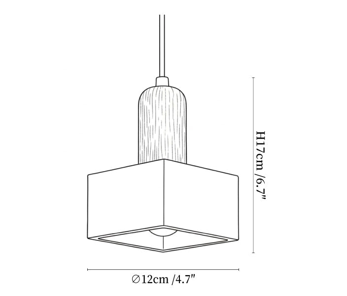 Lava Cube Pendant Lamp