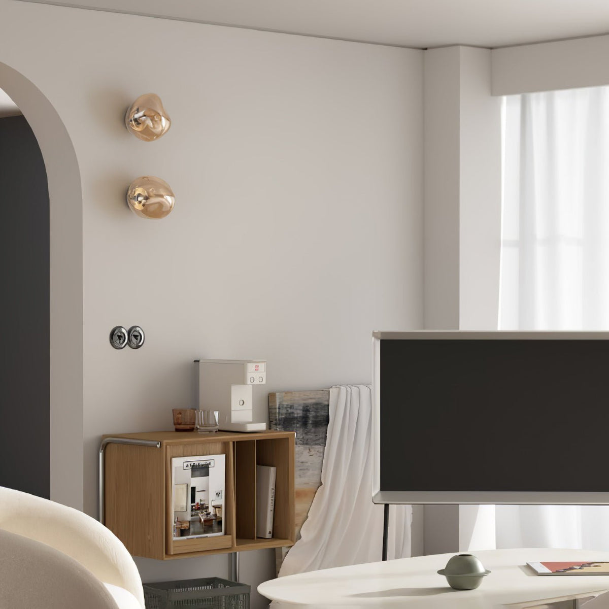 Lava Plug - in Wall Lamp