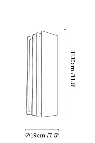 Layered Blade Sconce