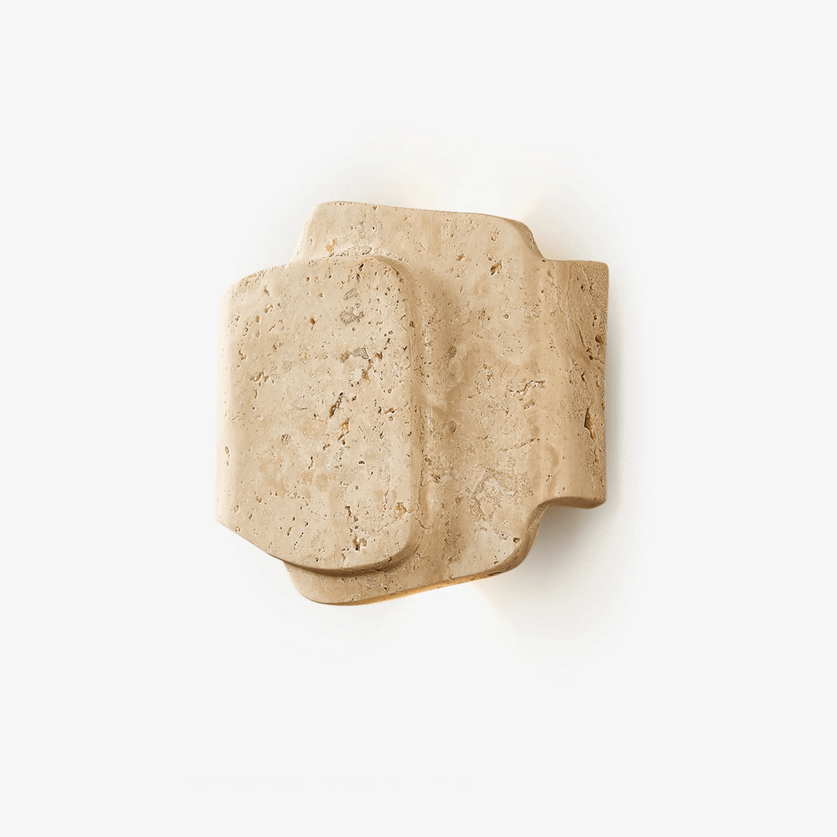 Layered Travertine Wall Light