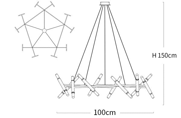 Le Diamant Chandelier