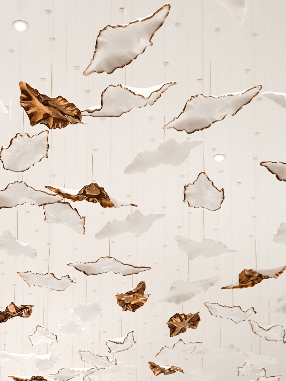 Leaf Twisted Sculptural Customize Chandelier