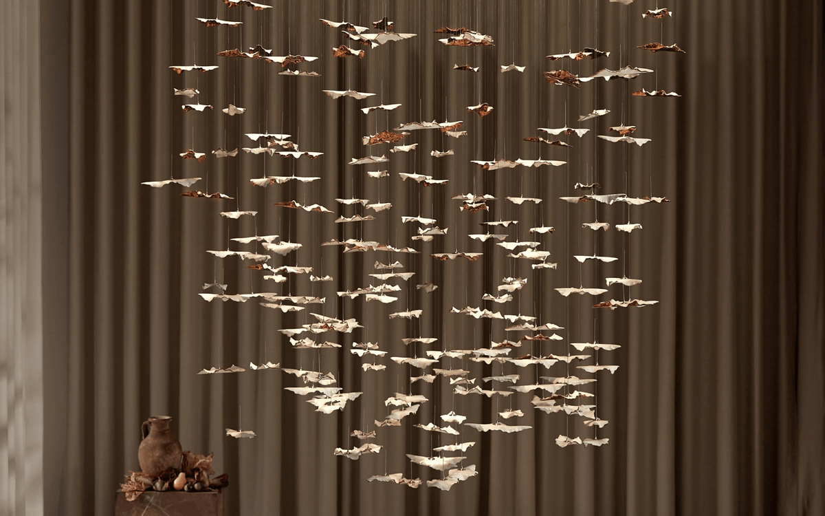 Leaf Twisted Sculptural Customize Chandelier
