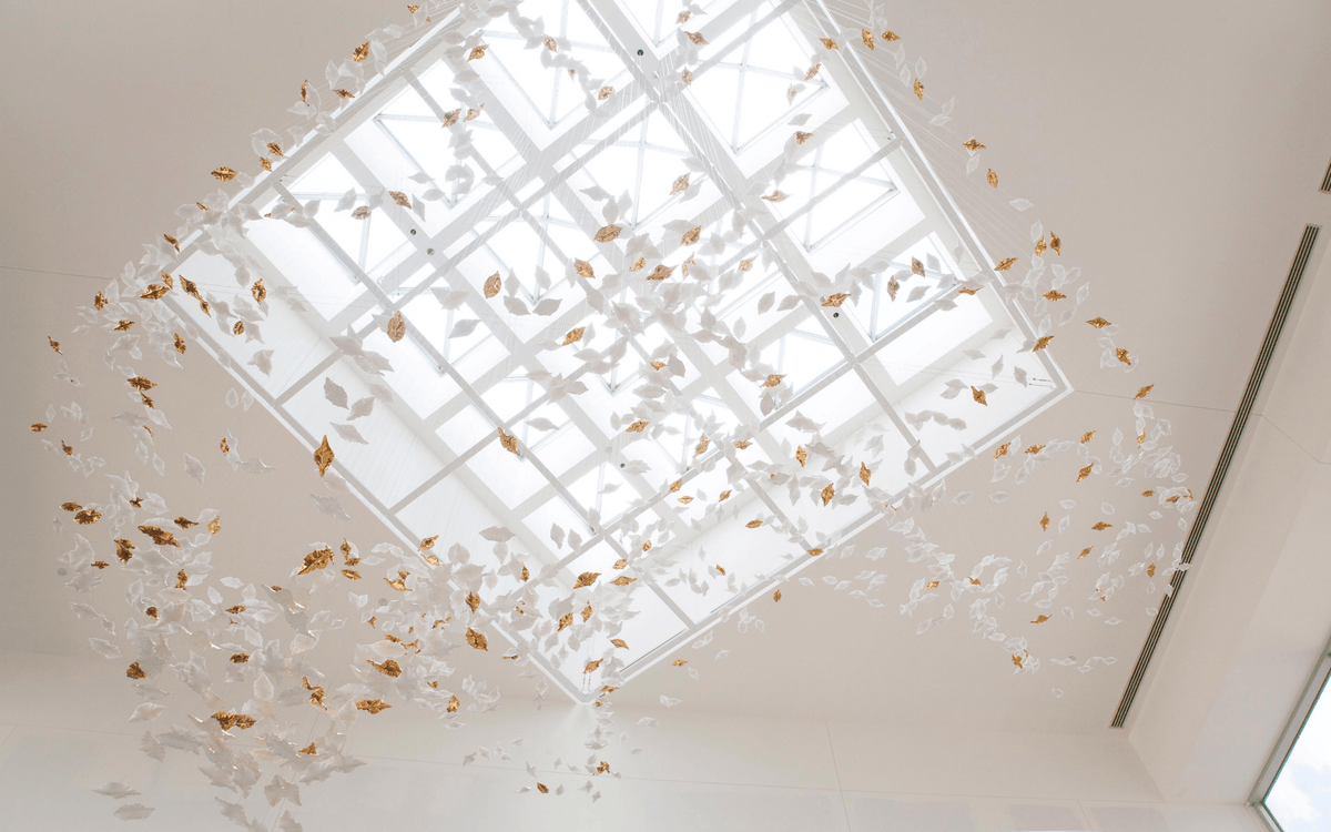 Leaf Twisted Sculptural Customize Chandelier
