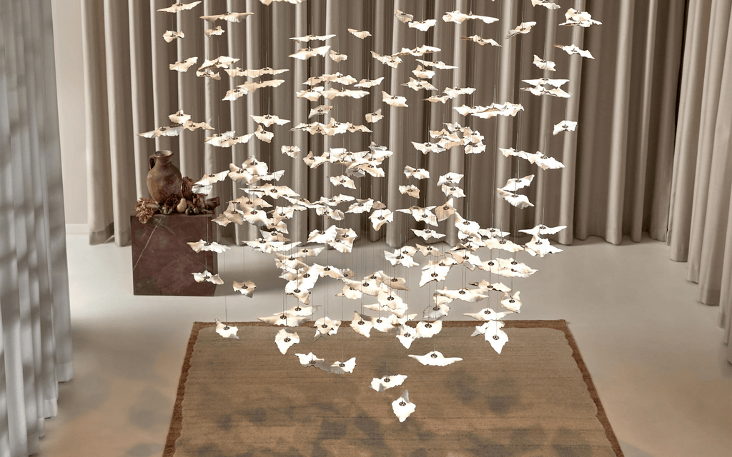Leaf Twisted Sculptural Customize Chandelier