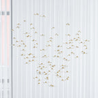 Leaf Twisted Sculptural Customize Chandelier