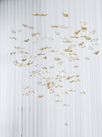 Leaf Twisted Sculptural Customize Chandelier
