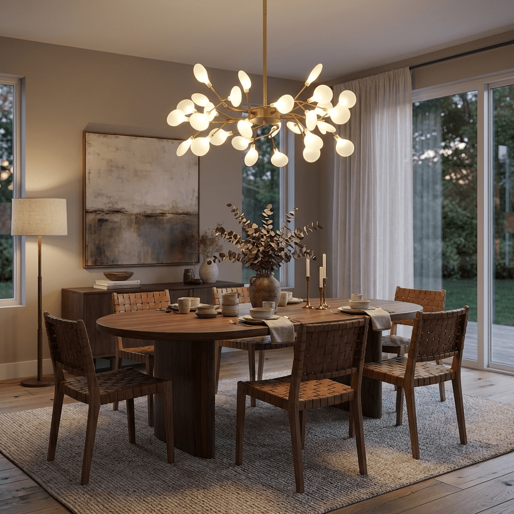 LED Firefly Sputnik Chandelier