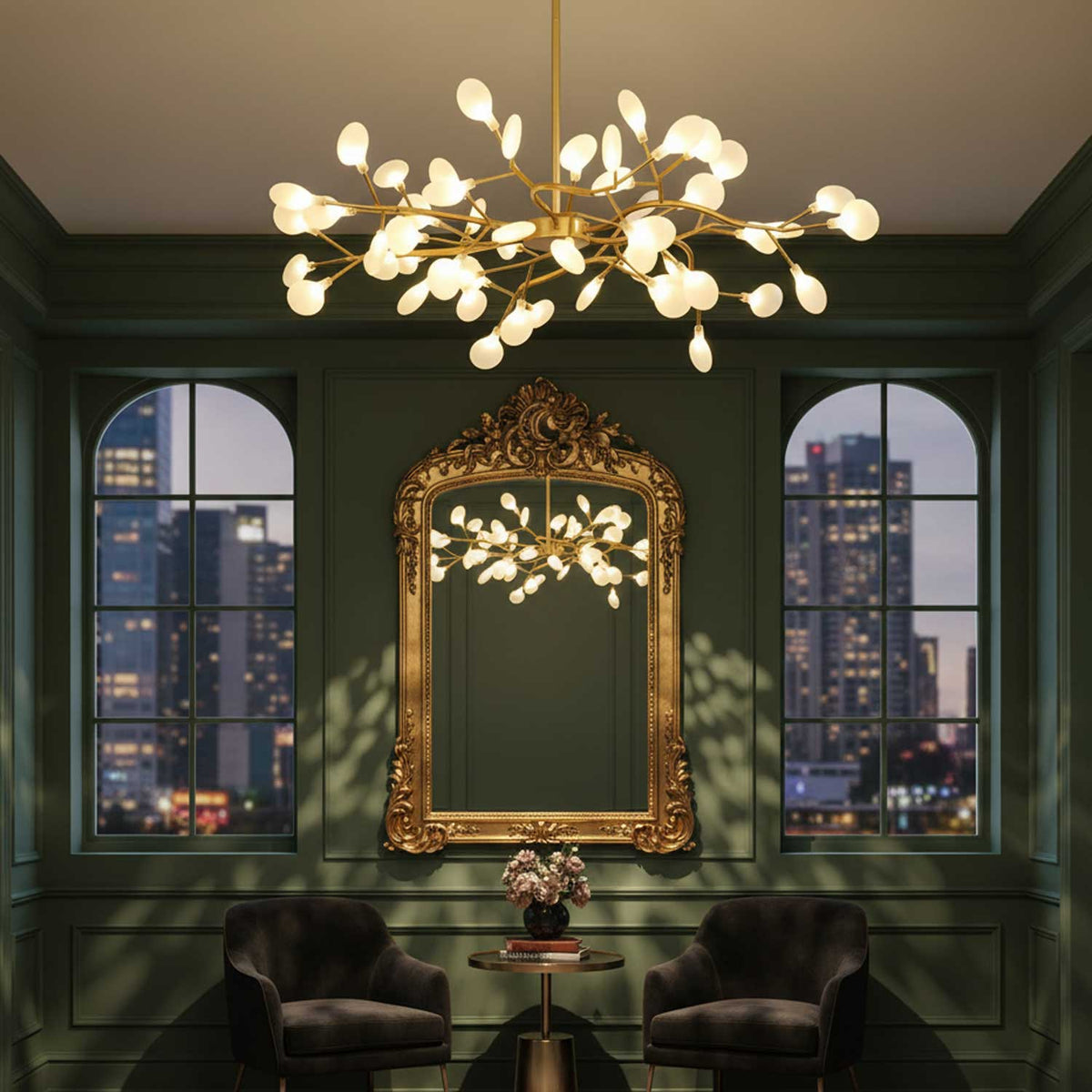 LED Firefly Sputnik Chandelier