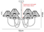 Lenore Pleated Chandelier