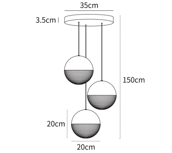 Lens Flair Pendant Lamp
