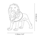 Leo Lion Sculpture Floor Lamp