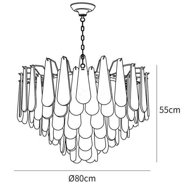 Leon Alabaster Chandelier