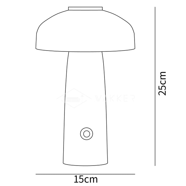 Leon Mushroom Built-in Battery Table Lamp