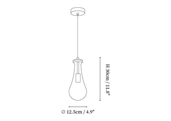 Leontine Glass Pendant Lamp