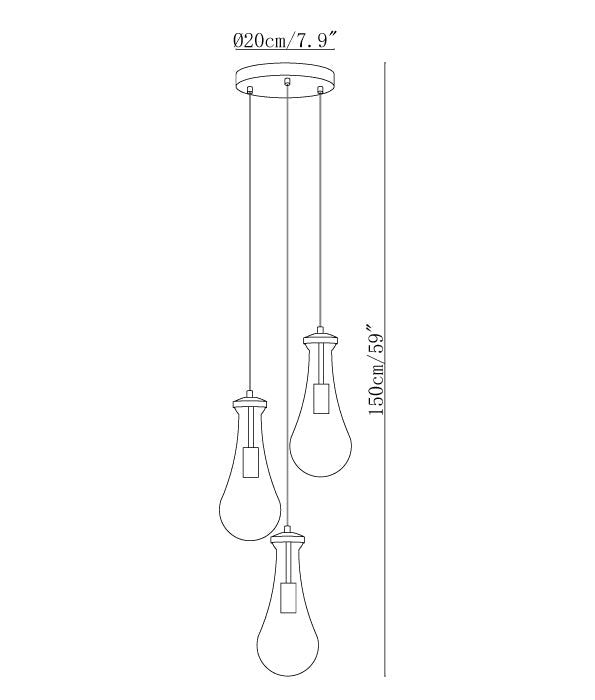 Leontine Glass Pendant Lamp