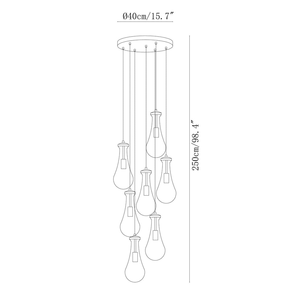 Leontine Glass Pendant Lamp
