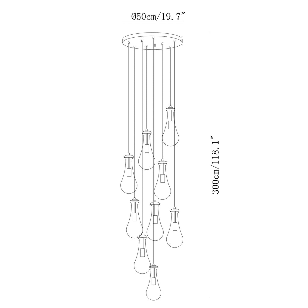 Leontine Glass Pendant Lamp