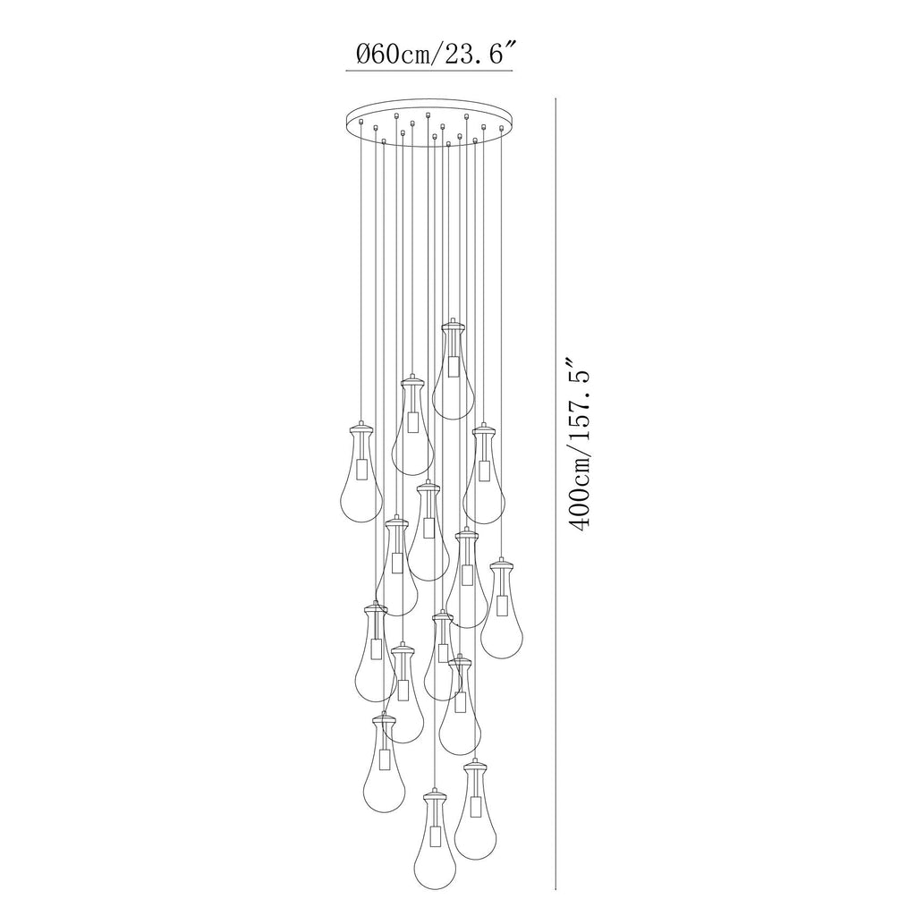 Leontine Glass Pendant Lamp