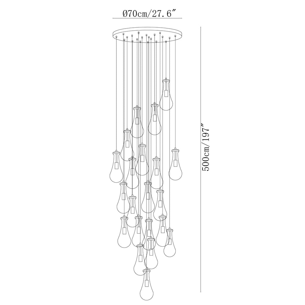 Leontine Glass Pendant Lamp