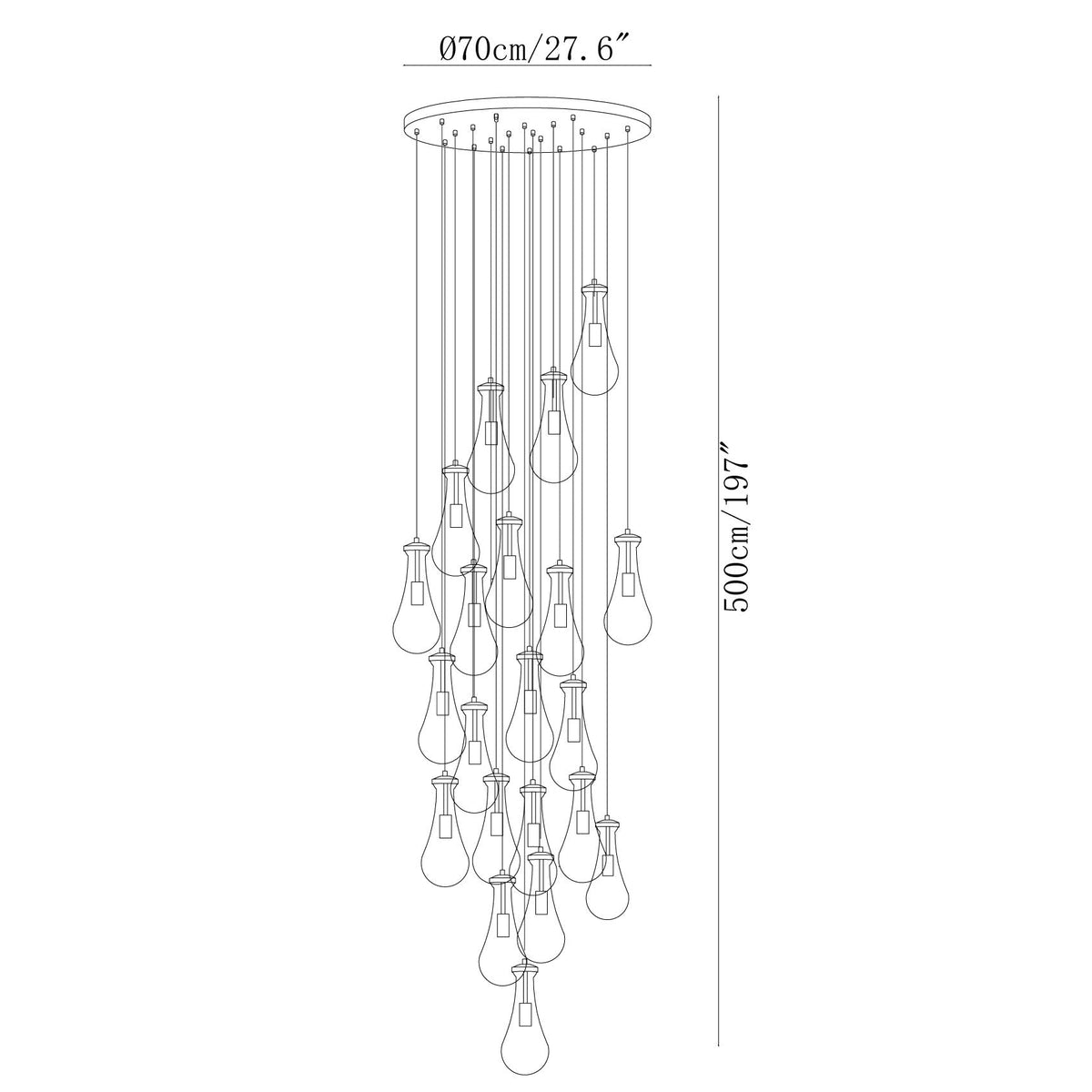 Leontine Glass Pendant Lamp