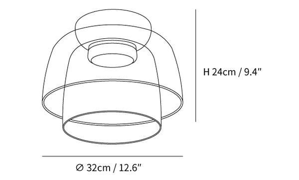 Levels Ceiling Light