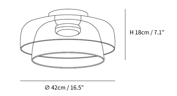 Levels Ceiling Light