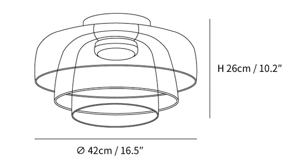Levels Ceiling Light